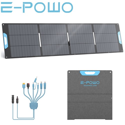 220w solarmodul faltbar - solarmodul, usb