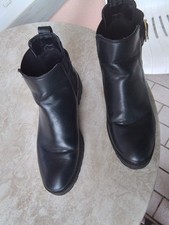 Damen-Stiefeletten - Gr. 38 - H & M - schwarz - gebraucht