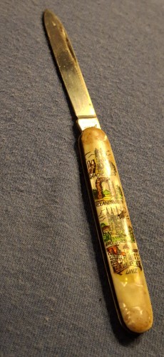 Kleines souvenirmesser mit - kleines,