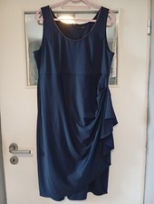 m.i.m Elegantes Etuikleid In 46 Dunkelblau Mit Strass