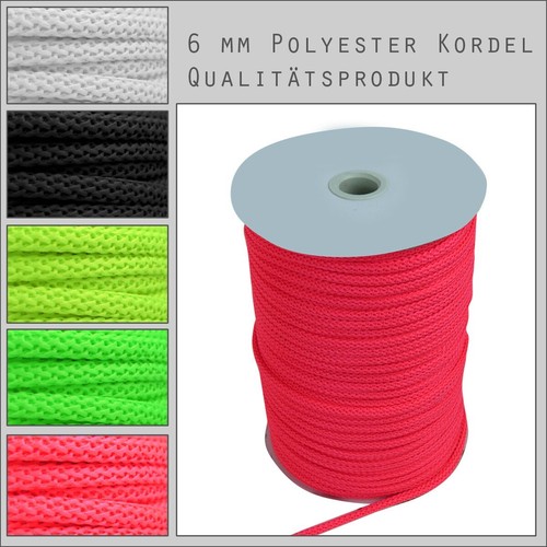 Kordel polyester 6 mm - m,