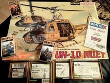 Modellbausatz 1:35 Dragon UH-1D Huey + sehr viel Zubehör