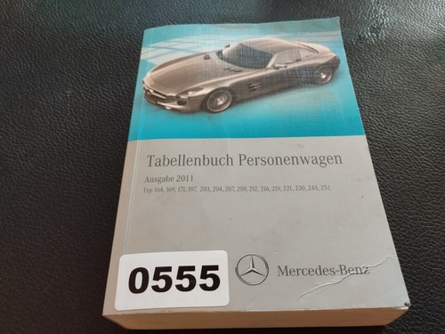 555 mercedes benz tabellenbuch - mercedes,