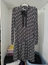 Vive Maria Kleid Schwarz/Mehrfarbig Blumen Größe M Damen