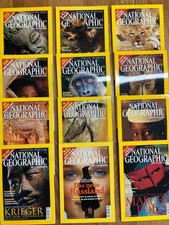 National Geographic Jahrgang 2001 komplett 12 Hefte gut erh. Sammlungsauflösung