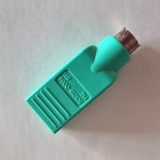 USB-A zu PS/2 Adapter grün