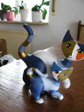 R.Wachtmeister,2er Set Katzen