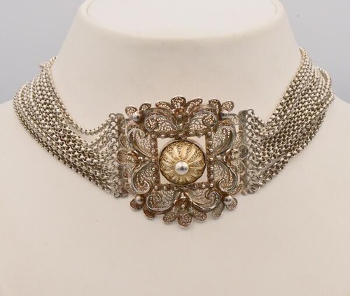 Elfreihige kropfkette collier - kropfkette,