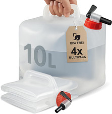 4er Set 10L Faltkanister Mit