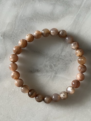 Sonnenstein mondstein armband - sonnenstein,