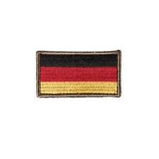 Patch BW Klett Deutschland Fahne gestickt Bundeswehr Flagge srg 2,8x5,4cm #43202