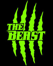 2x Monster Kralle Sticker