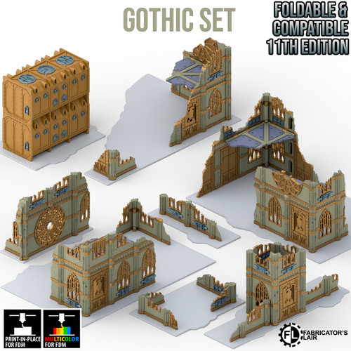 Foldable terrain w40k 11th - foldable,