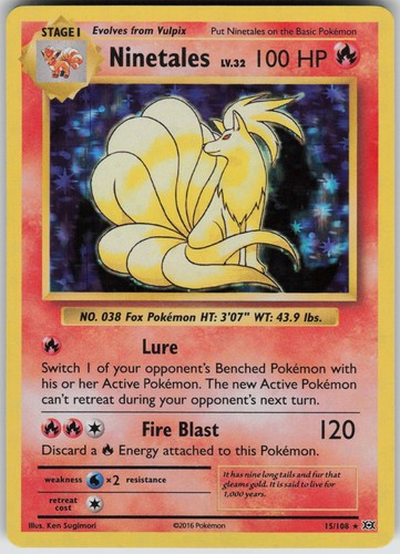 Ninetales holo evolutions - -,