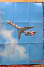Poster Interflug IL62 ca 60x90