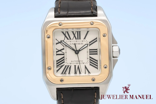 Cartier santos 100 2878 - cartier,