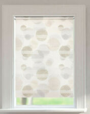 Klemmfix Doppelrollo Duo Rollo "Belem" Klemmrollo grau Kreise ab 40 cm 