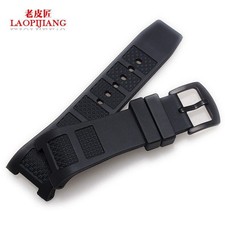 Schwarzes Gummi Uhrenarmband