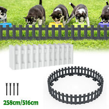 258/516cm Steckzaun Rasenkante