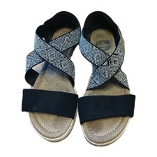 Bama Damen Sandalen Gr 39 ,Schwarz mit Steinchen