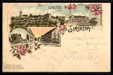 Lithographie Sinsheim a. E