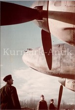 D063 Foto Wehrmacht Farbe colour Repro WL Flugzeug Me110 ZG 26 Frankreich Lille