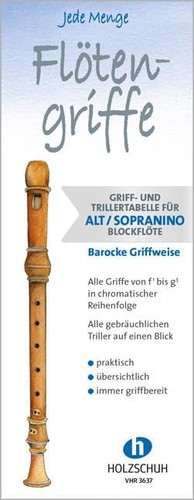 Flötengriffe alt sopranino - flötengriffe, alt/sopranino