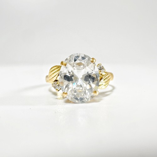 Vintage 18k retro ovaler - 18k,