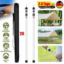 2 Teleskop Zeltstange Alu