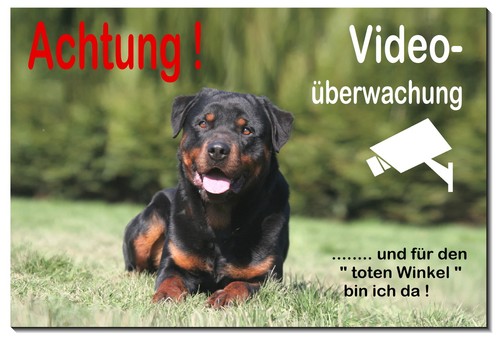 Rottweiler-Hund-Alu-Schild-15