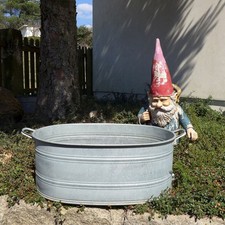Alte Zinkwanne Pflanzkübel