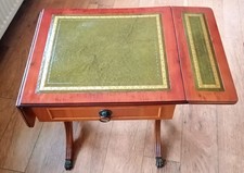 kleiner alter Beistelltisch ausklappbare Platten English Stil 54x45x37cm