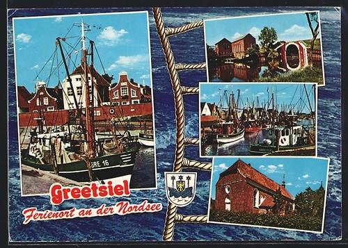 Greetsiel hafenpartie mit - greetsiel,,