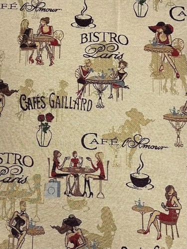 Gobelinstoff dekostoff bistro - gobelinstoff,