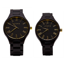 LOORIE Holzuhr Partneruhr