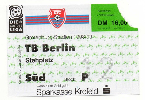 Ticket bayer uerdingen - bayer,