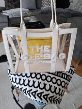 Marc Jacobs Tote Medium Bag Tasche Sommer transparent weiß gelb LUXUS NEU!