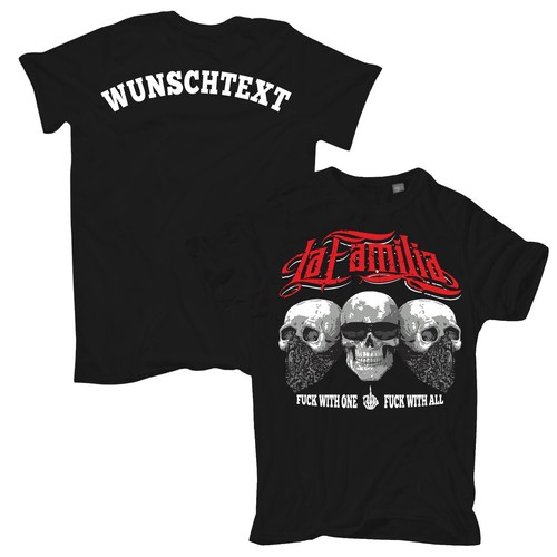 Shirt wunschtext familia - la,
