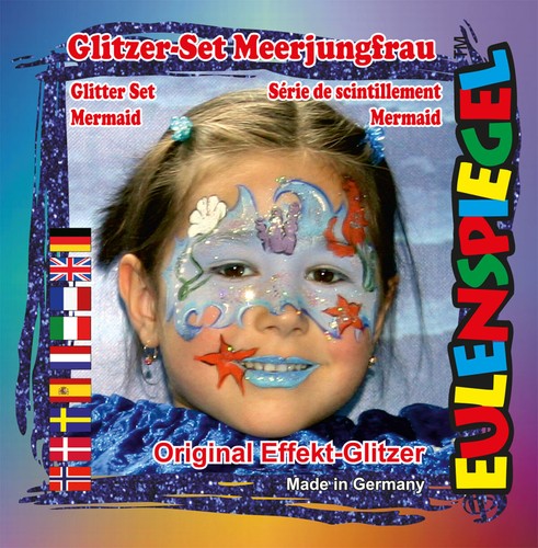 Eulenspiegel glitzer motiv set - glitzer,