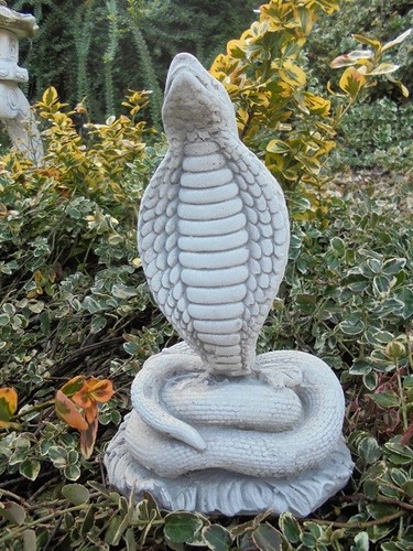 Steinfigur cobra steinguss - cobra,,