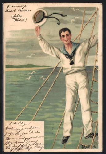 Künstler alfred mailick - künstler-ak,