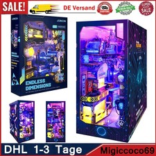 Cyberpunk-Welt Book Nook Kit