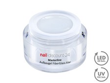 Premium Masterline Aufbau Gel FiberGlas UV LED standfest klar 30ml Builder Nagel