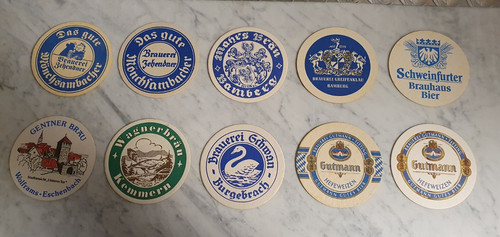 Alte bierdeckel aus - nr,
