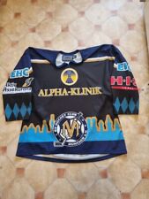 EHC MÜNCHEN Trainingtrikot matchworn ALPHA KLINIK, Metzen, 52, 2 sehr SELTEN