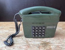 Vintage Wandtelefon Tastentelefon analog NORDLINE Duo LXW dkl.-grün 09.91