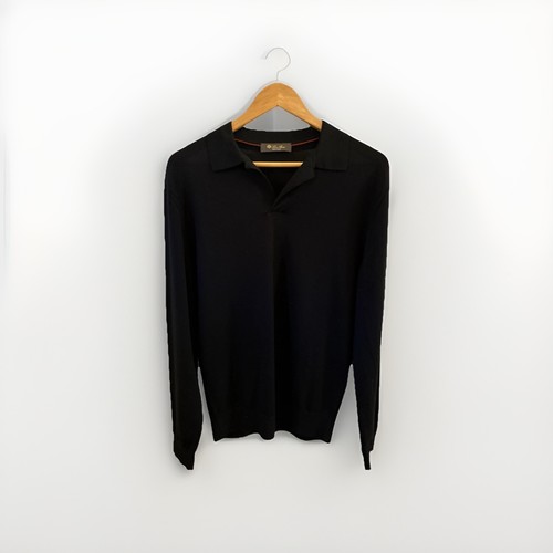 Loro piana langarm poloshirt - piana,