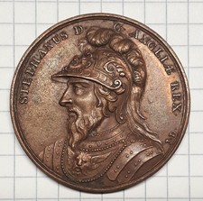 Medaille auf König Stephen 1135-1154 England Grossbritannien von Jean Dassier