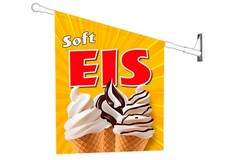 Werbefahne SOFTEIS -