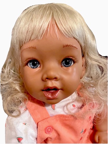 Secrist vinyl doll cloth body - vinyl,